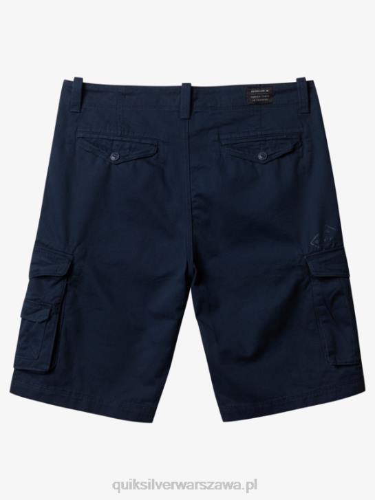 mężczyźni Quiksilver kluczowe szorty bojówki Battle 21 4DBV1524 granatowa marynarka