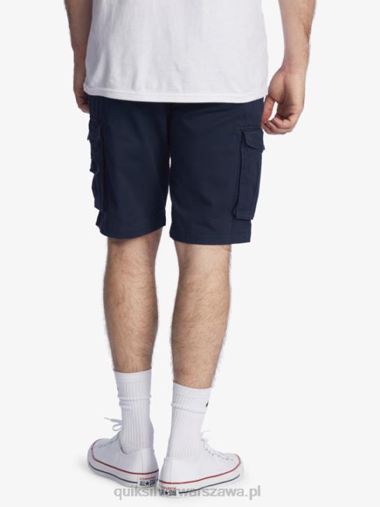 mężczyźni Quiksilver kluczowe szorty bojówki Battle 21 4DBV1524 granatowa marynarka