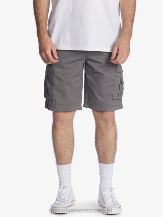 mężczyźni Quiksilver kluczowe szorty bojówki Battle 21 4DBV1525 cichy cień