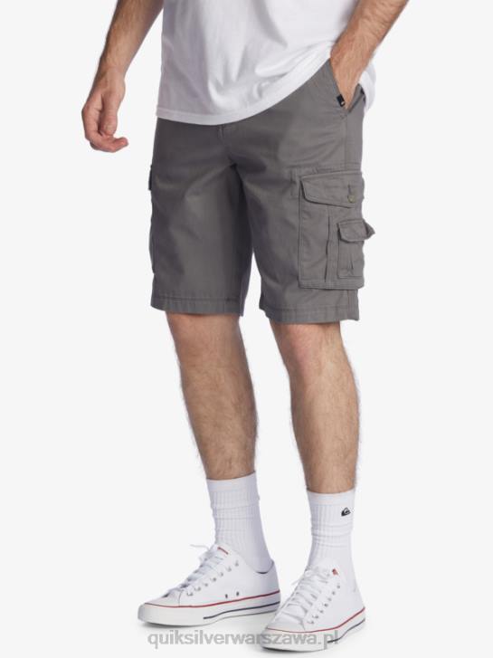 mężczyźni Quiksilver kluczowe szorty bojówki Battle 21 4DBV1525 cichy cień