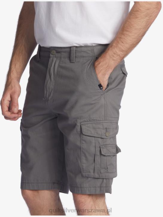 mężczyźni Quiksilver kluczowe szorty bojówki Battle 21 4DBV1525 cichy cień