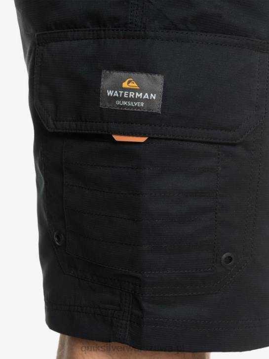 mężczyźni Quiksilver szorty bojówki Waterman Maldive 20 4DBV1727 czarny