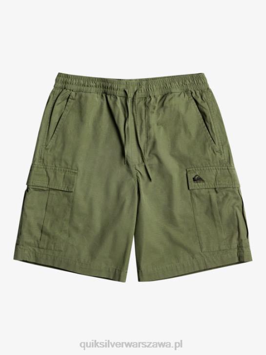 mężczyźni Quiksilver szorty cargo taxer z elastyczną talią 19 4DBV1010 czterolistna koniczyna