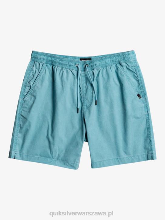 mężczyźni Quiksilver szorty z elastyczną talią Taxer 17 4DBV1378 niebieski delphinium