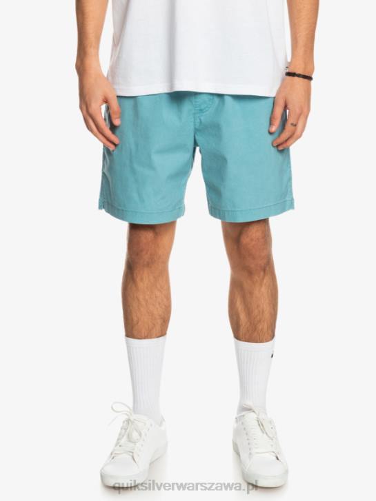 mężczyźni Quiksilver szorty z elastyczną talią Taxer 17 4DBV1378 niebieski delphinium