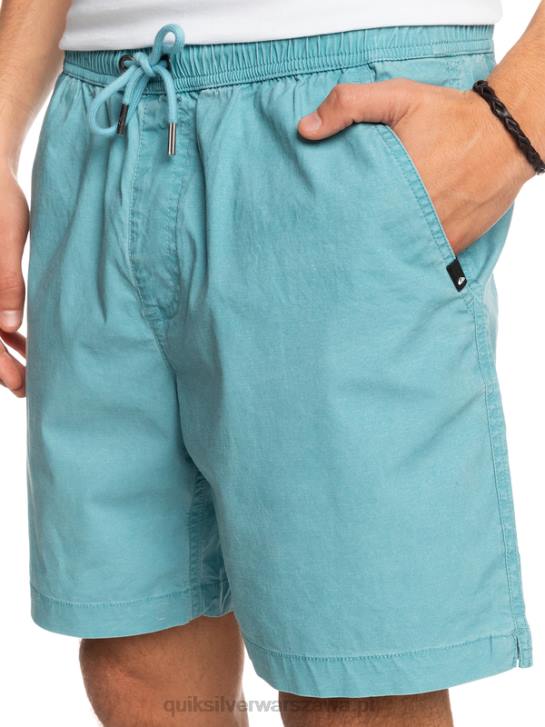 mężczyźni Quiksilver szorty z elastyczną talią Taxer 17 4DBV1378 niebieski delphinium