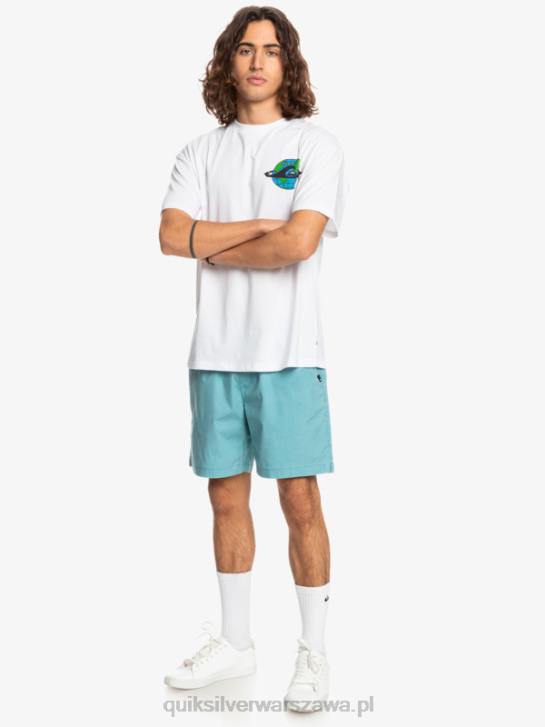 mężczyźni Quiksilver szorty z elastyczną talią Taxer 17 4DBV1378 niebieski delphinium