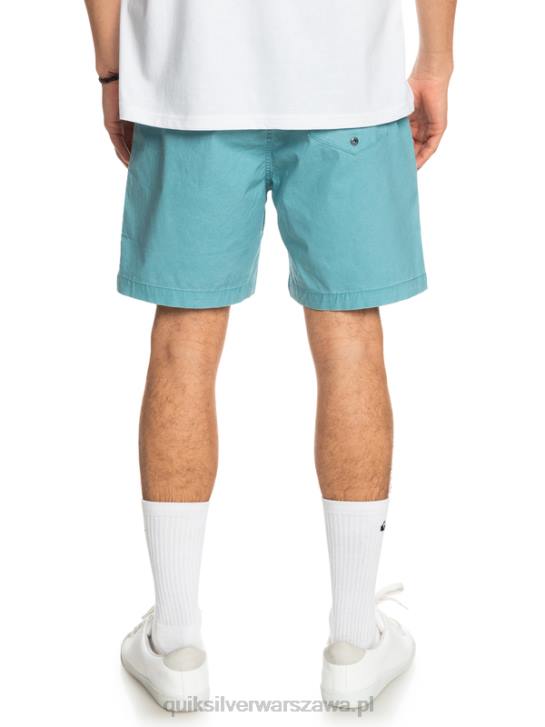 mężczyźni Quiksilver szorty z elastyczną talią Taxer 17 4DBV1378 niebieski delphinium