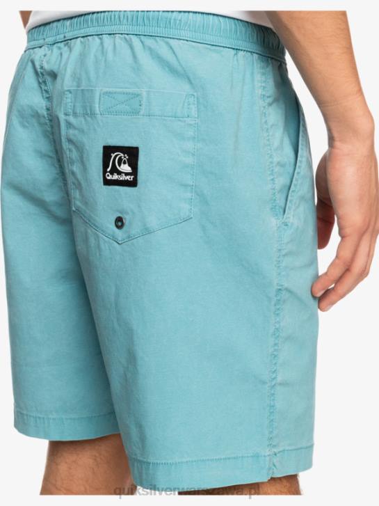 mężczyźni Quiksilver szorty z elastyczną talią Taxer 17 4DBV1378 niebieski delphinium