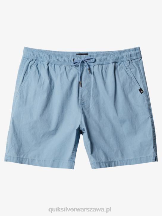 mężczyźni Quiksilver szorty z elastyczną talią Taxer 17 4DBV1379 wyblakły dżins