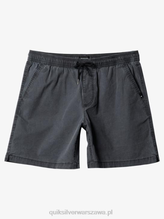 mężczyźni Quiksilver szorty z elastyczną talią Taxer 17 4DBV1381 czarny