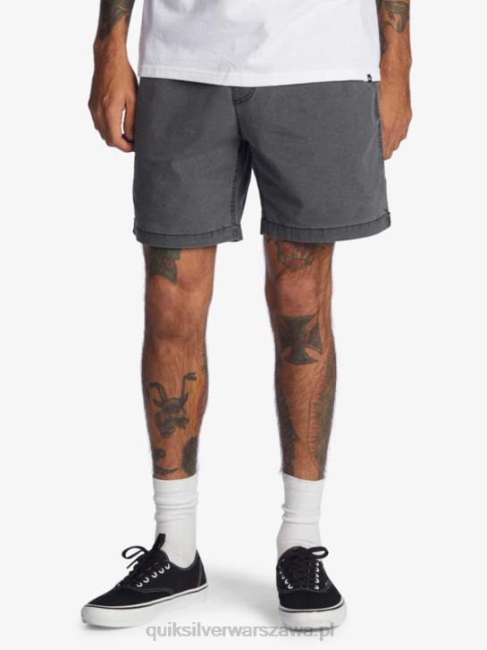 mężczyźni Quiksilver szorty z elastyczną talią Taxer 17 4DBV1381 czarny