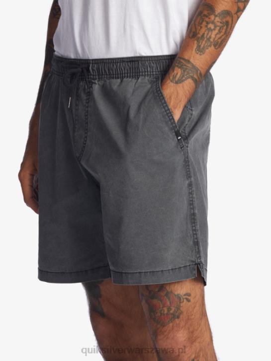 mężczyźni Quiksilver szorty z elastyczną talią Taxer 17 4DBV1381 czarny