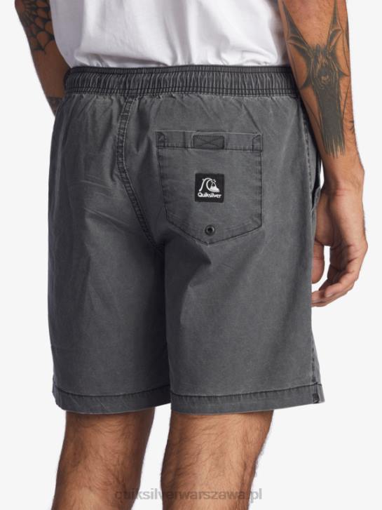mężczyźni Quiksilver szorty z elastyczną talią Taxer 17 4DBV1381 czarny