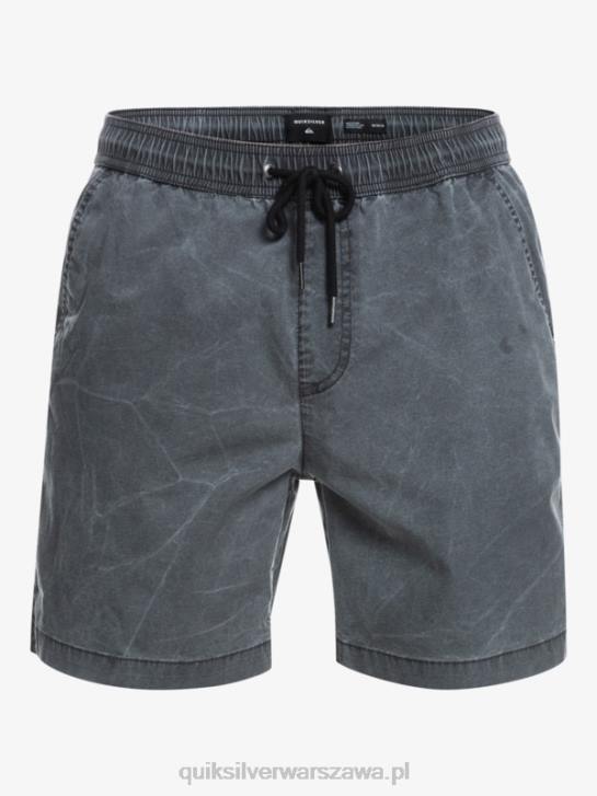 mężczyźni Quiksilver szorty z elastyczną talią Taxer 17 4DBV1381 czarny
