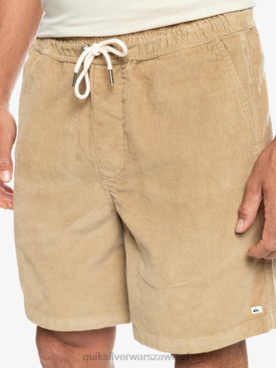 mężczyźni Quiksilver szorty ze sztruksu 4DBV359 plac