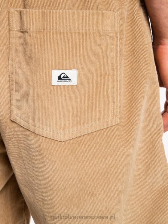 mężczyźni Quiksilver szorty ze sztruksu 4DBV359 plac