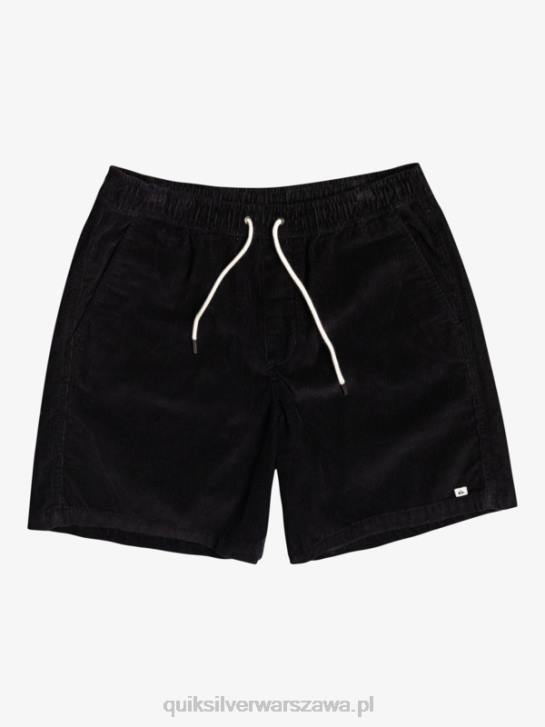 mężczyźni Quiksilver szorty ze sztruksu 4DBV360 czarny