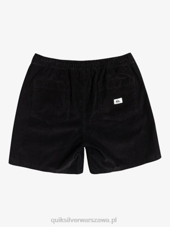 mężczyźni Quiksilver szorty ze sztruksu 4DBV360 czarny