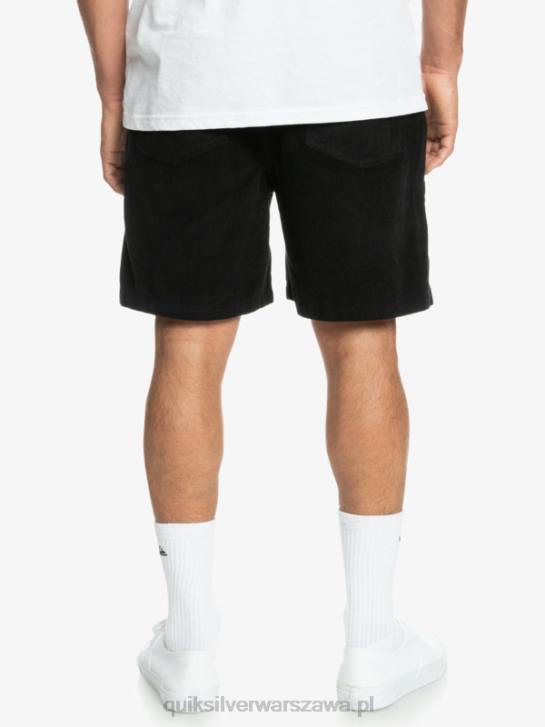 mężczyźni Quiksilver szorty ze sztruksu 4DBV360 czarny