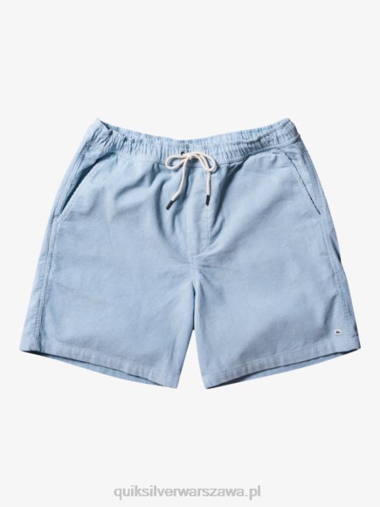 mężczyźni Quiksilver szorty ze sztruksu 4DBV361 niebiański błękit