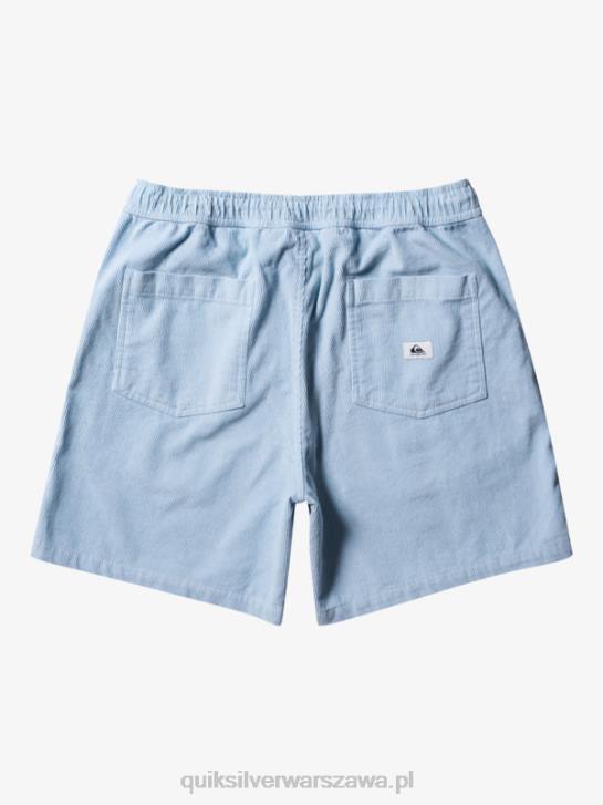 mężczyźni Quiksilver szorty ze sztruksu 4DBV361 niebiański błękit