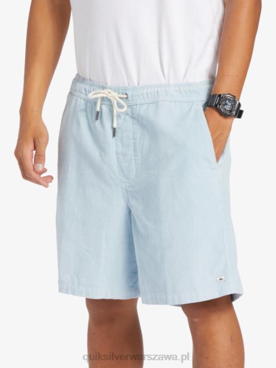 mężczyźni Quiksilver szorty ze sztruksu 4DBV361 niebiański błękit