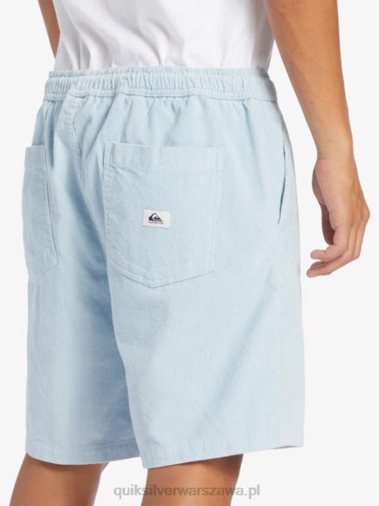 mężczyźni Quiksilver szorty ze sztruksu 4DBV361 niebiański błękit