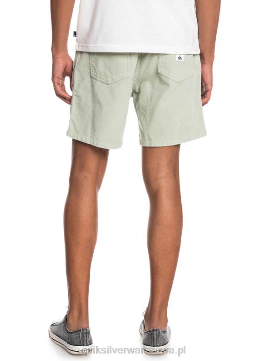 mężczyźni Quiksilver szorty ze sztruksu 4DBV365 szałwia pustynna