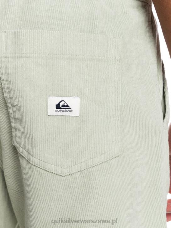 mężczyźni Quiksilver szorty ze sztruksu 4DBV365 szałwia pustynna