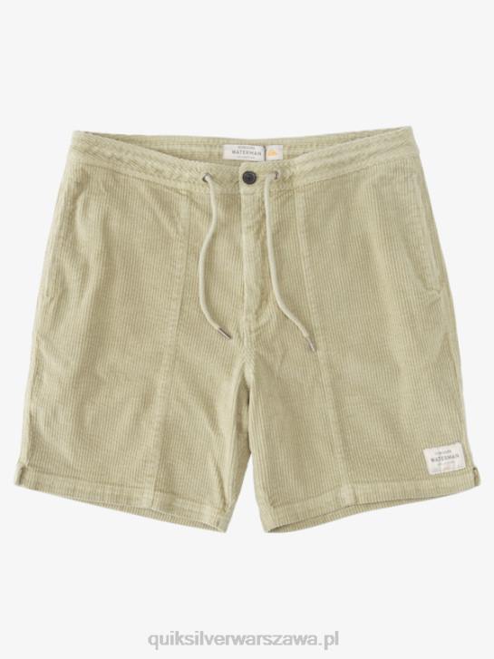 mężczyźni Quiksilver sztruksowe szorty Waterman 4DBV876 herbata