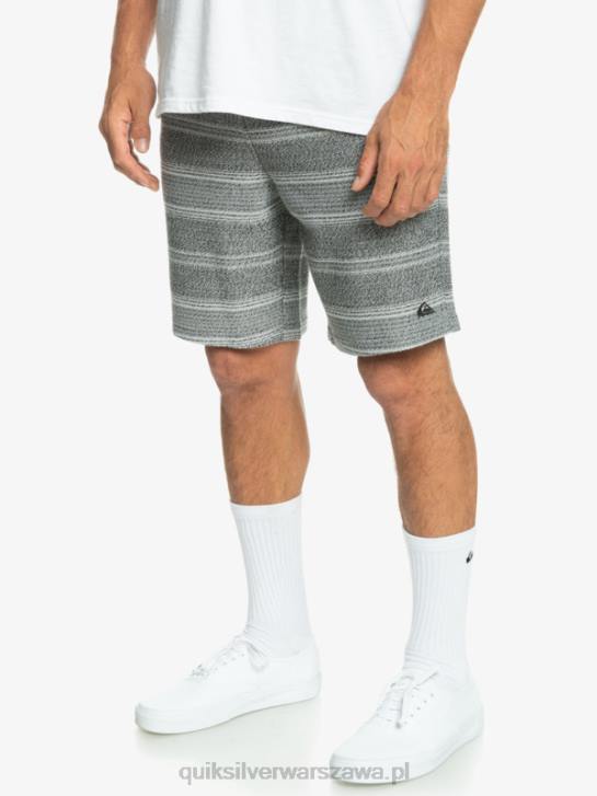 mężczyźni Quiksilver świetne spodenki dresowe Otway 4DBV329 czarny pasek