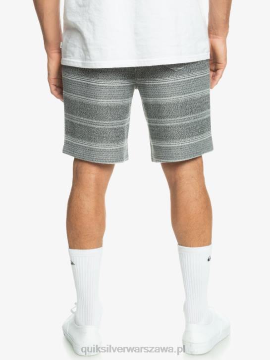 mężczyźni Quiksilver świetne spodenki dresowe Otway 4DBV329 czarny pasek