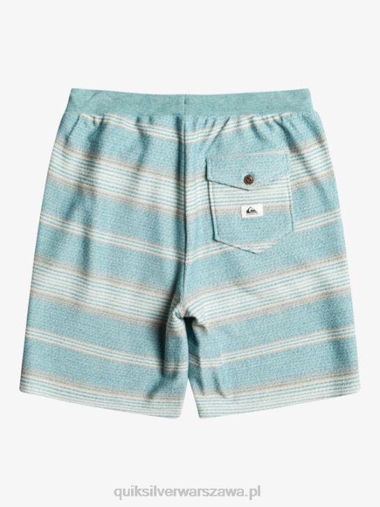 mężczyźni Quiksilver świetne spodenki dresowe Otway 4DBV331 bretoński niebieski pasek otway