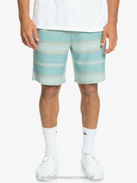 mężczyźni Quiksilver świetne spodenki dresowe Otway 4DBV331 bretoński niebieski pasek otway