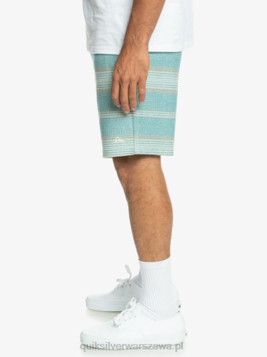 mężczyźni Quiksilver świetne spodenki dresowe Otway 4DBV331 bretoński niebieski pasek otway