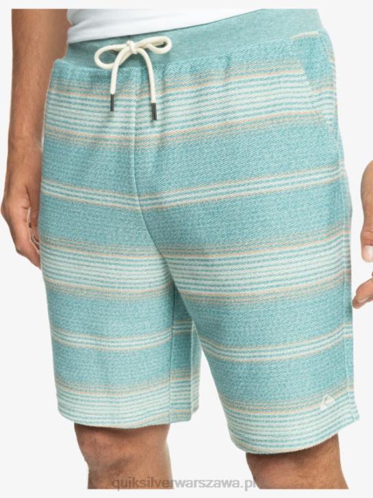 mężczyźni Quiksilver świetne spodenki dresowe Otway 4DBV331 bretoński niebieski pasek otway