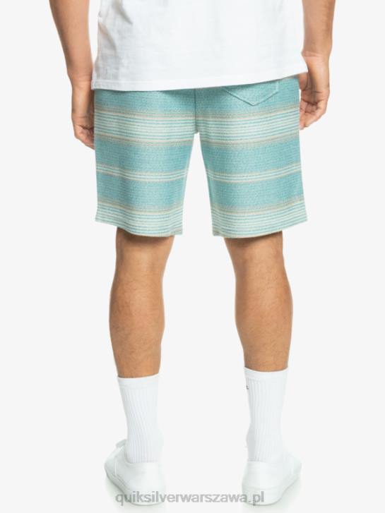 mężczyźni Quiksilver świetne spodenki dresowe Otway 4DBV331 bretoński niebieski pasek otway