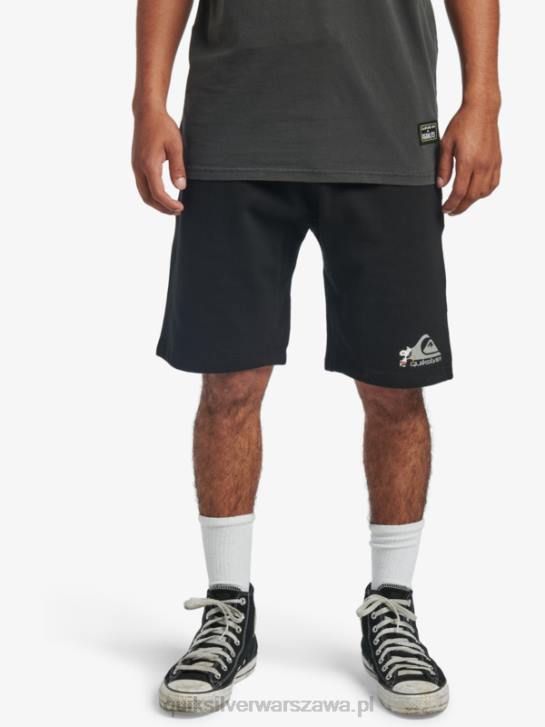 mężczyźni Quiksilver x Peanuts szorty z lokalnymi legendami 4DBV1883 czarny