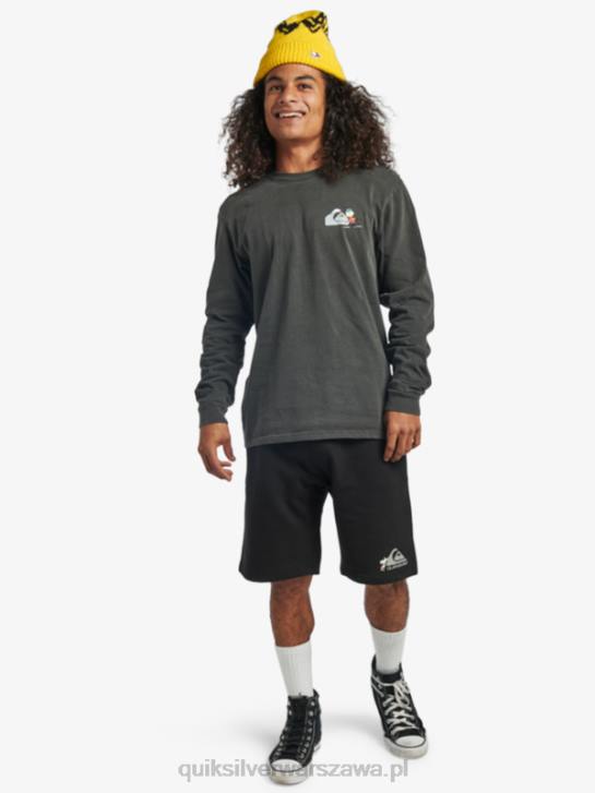 mężczyźni Quiksilver x Peanuts szorty z lokalnymi legendami 4DBV1883 czarny