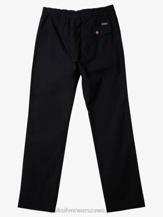 mężczyźni Quiksilver Waterman po spodniach surfingowych 4DBV791 czarny