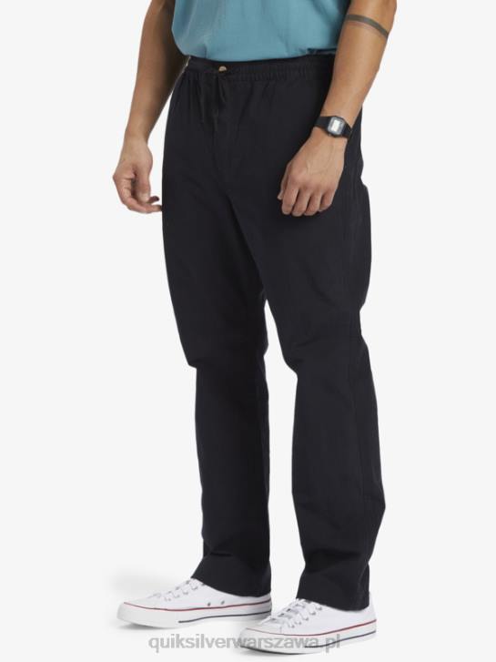 mężczyźni Quiksilver Waterman po spodniach surfingowych 4DBV791 czarny