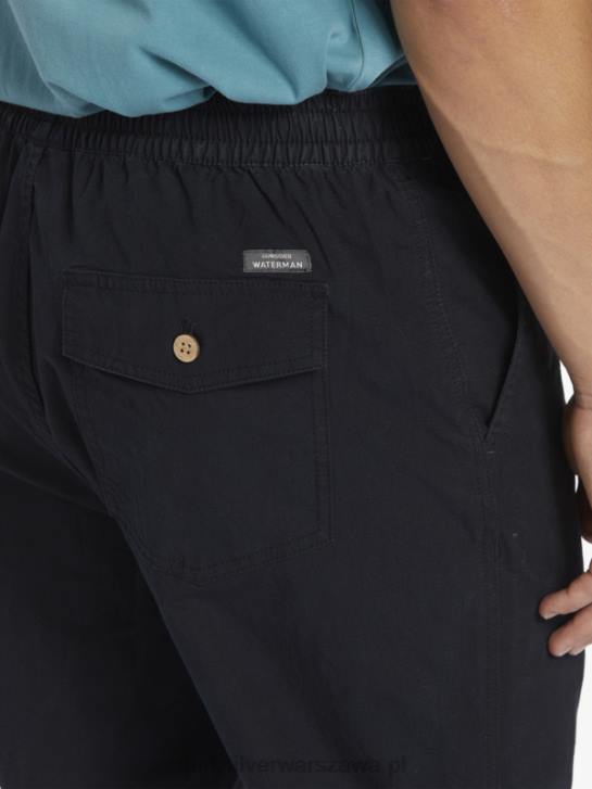 mężczyźni Quiksilver Waterman po spodniach surfingowych 4DBV791 czarny