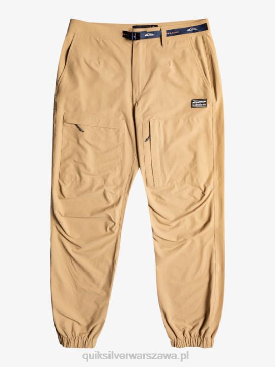 mężczyźni Quiksilver spodnie cargo z dna morskiego 4DBV1846 tanina