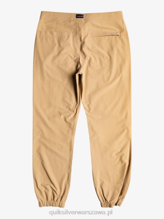 mężczyźni Quiksilver spodnie cargo z dna morskiego 4DBV1846 tanina