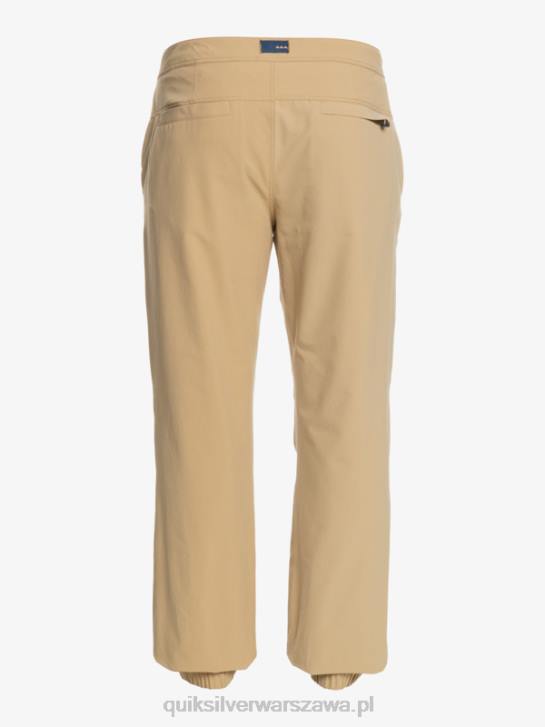 mężczyźni Quiksilver spodnie cargo z dna morskiego 4DBV1846 tanina
