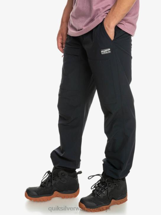 mężczyźni Quiksilver spodnie cargo z dna morskiego 4DBV1847 czarny