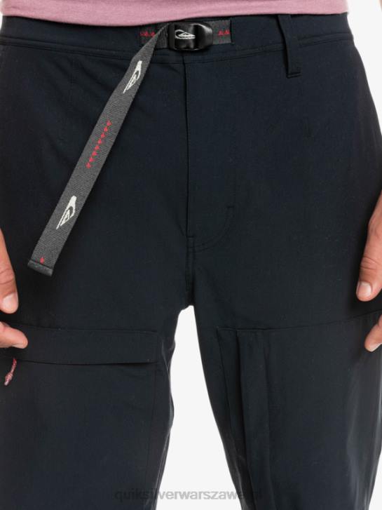 mężczyźni Quiksilver spodnie cargo z dna morskiego 4DBV1847 czarny