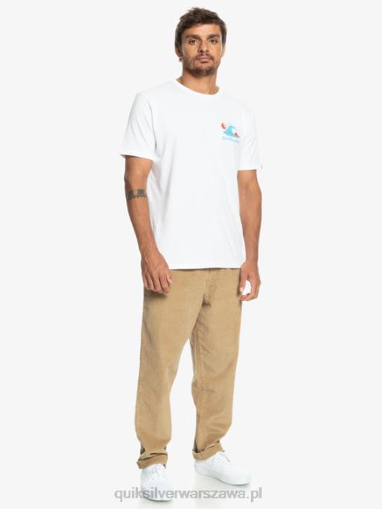 mężczyźni Quiksilver sztruksowe spodnie typu cruiser typu beach cruiser 4DBV920 plac
