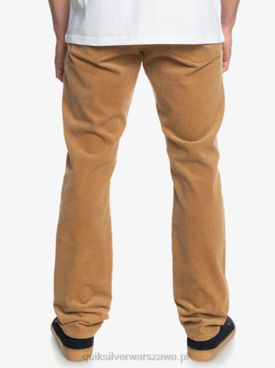 mężczyźni Quiksilver sztruksowe spodnie typu kracker 4DBV1550 plac